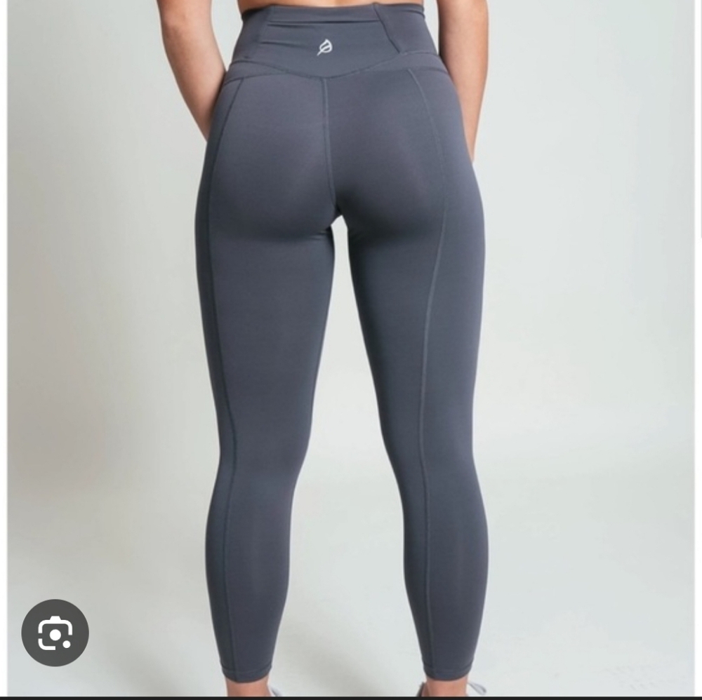 P'tula Charcoal High-Waisted Leggings